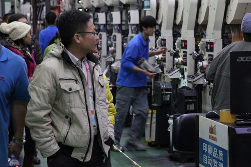 彩民参观印制工厂 彩民参观印制工厂