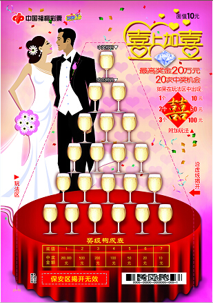 喜上加喜——正面
