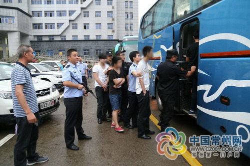 常州警方在湖南抓获35人