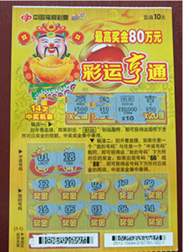 中奖彩票2