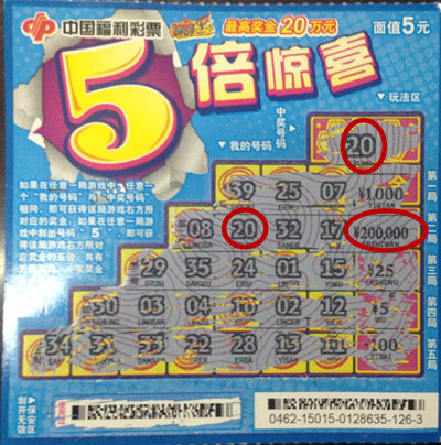 5倍惊喜