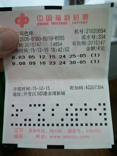 中奖彩票