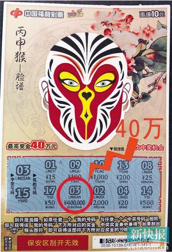 中奖彩票