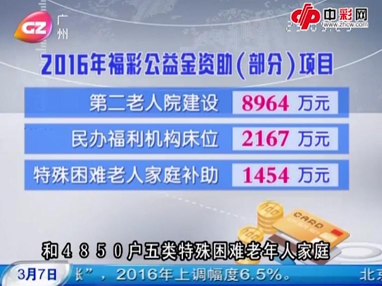 广州市2.6亿福彩公益金拟资助49个项目