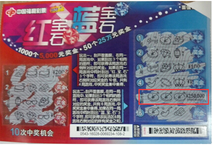 中奖刮刮乐