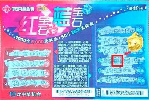 中奖彩票