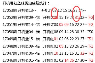 开机红球