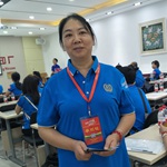 观摩团成员李女士