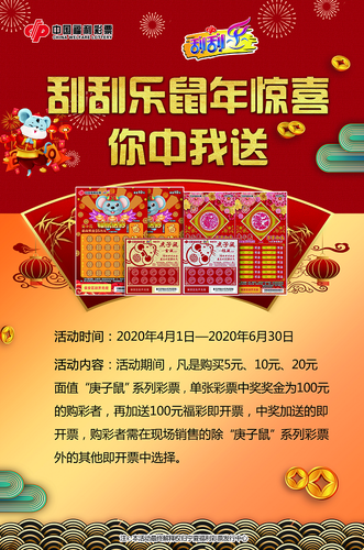 刮刮乐鼠年惊喜 你中我送