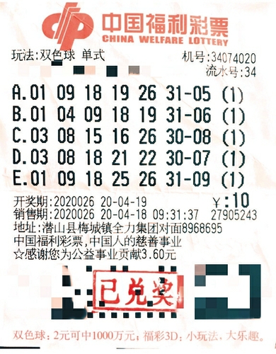 安徽老彩民守号守中千万巨奖