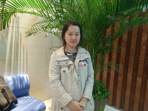 通州福彩中心工作人员陈女士